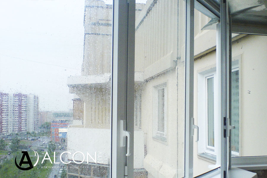 Поворотные алюминиевые окна в Барнауле
