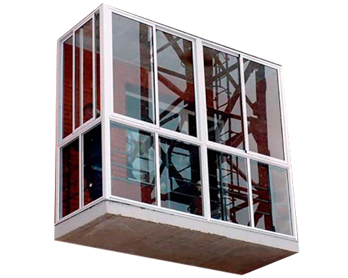 Алюминиевое остекление балконов в Барнауле